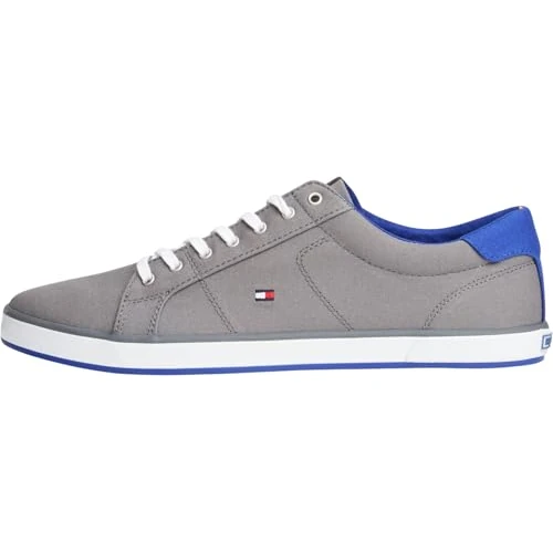 Zeitlich begrenztes Angebot: Tommy Hilfiger Herren Vulcanized Sneaker Schuhe, Grau (Steel Grey), 44 von 69.90 € auf 40.65 € (42% Rabatt)