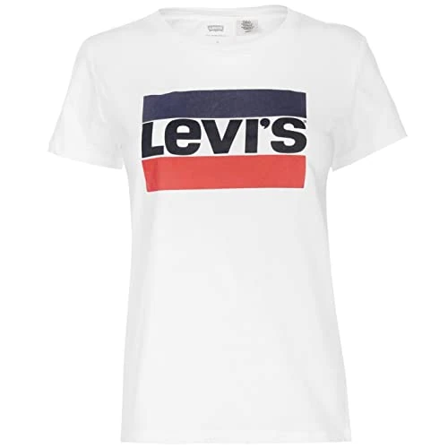 Zeitlich begrenztes Angebot: Levi's Damen The Perfect Tee T-Shirt,Sportswear Logo White,M von 30.00 € auf 14.98 € (50% Rabatt)