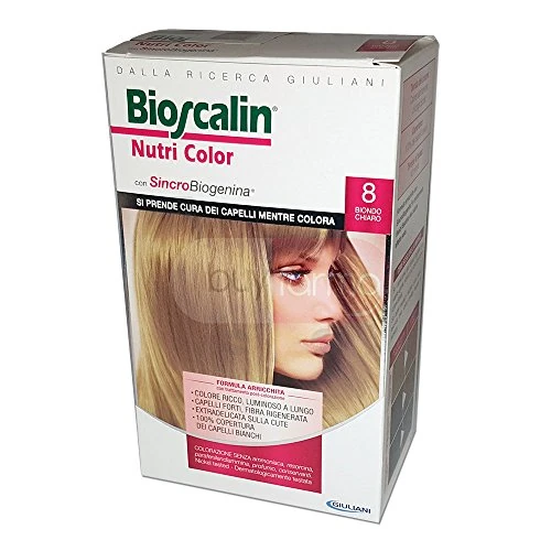 BIOSCALIN Nutri Color colorazione permanente Biondo Chiaro 8