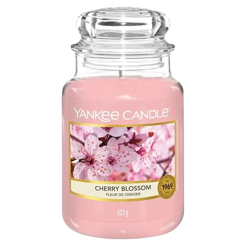 Yankee Candle 1542836E Świeca Zapachowa, Kwiat Wiśni, Do 150 Godzin