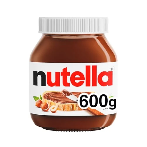Offerta a tempo: Nutella - Crema Spalmabile alle Nocciole e Cacao, Senza Glutine, Conservanti e Grassi Idrogenati, Ideale a Colazione, Vasetto da 600 gr - 14% da 5.49 € a 4.71 €
