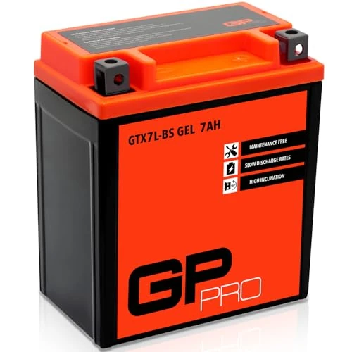 Tijdelijke aanbieding: GP-PRO GTX7L-BS 12V 6Ah GEL Accu (vergelijkbaar met YTX7L-BS / 50614) (Onderhoudsvrij & verzegeld) Accumulator Motorfiets Scooter Accu Scooter Accu van 29.57 EUR naar 29.57 EUR (korting 0%)