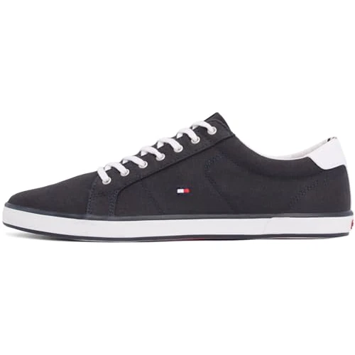 Zeitlich begrenztes Angebot: Tommy Hilfiger Herren Vulcanized Sneaker Schuhe, Blau (Midnight), 44 von 69.90 € auf 46.24 € (34% Rabatt)