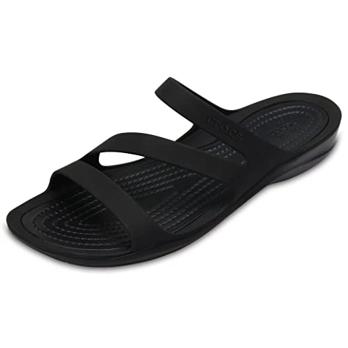 Oferta limitada: Crocs Swiftwater Sandal W, Sandalias Mujer, Negro, 33/34 EU de 39.99 € a 26.99 € (ahorro 33%)