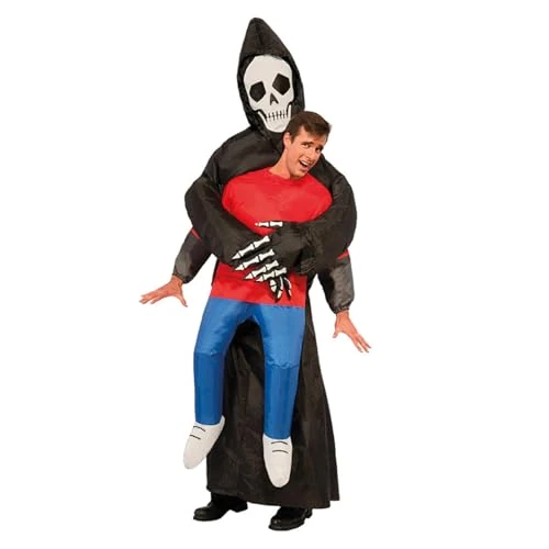 Tijdelijke aanbieding: AirSuit Inflatable Grim Reaper Adult Costume, Halloween Carry Me | The Grim Reaper is taking you away! Lightweight inflatable costume with built-in fan, suitable for adults 160-190 cm. van 46.99 € naar 46.99 € (0.00% korting)