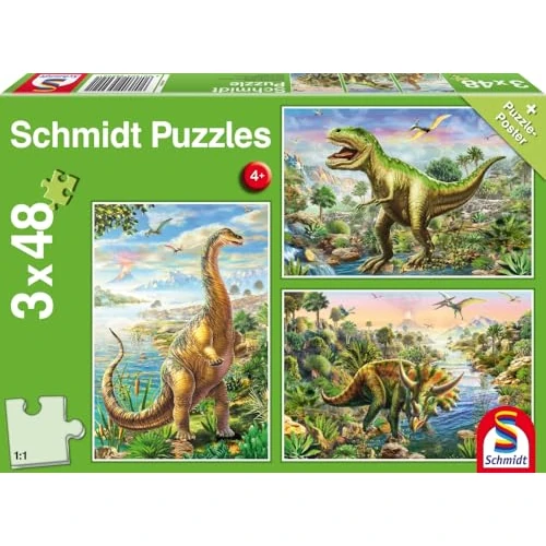 Oferta limitada: Schmidt Spiele 56202 48pieza(s) puzzle - Rompecabezas (Jigsaw puzzle, Dinosaurios, 4 año(s), 263 mm, 178 mm, Caja) de 10.49 € a 10.49 € (ahorro 0.00%)