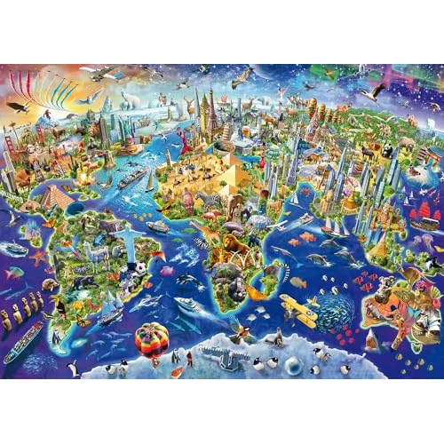 期間限定オファー: 1000ピース ジグソーパズル Schmidt-Spiele 世界探検 Explore our world 49.3×69.3cm 58288 通常価格 16.00 JPY セール価格 9.22 JPY (割引 42%)