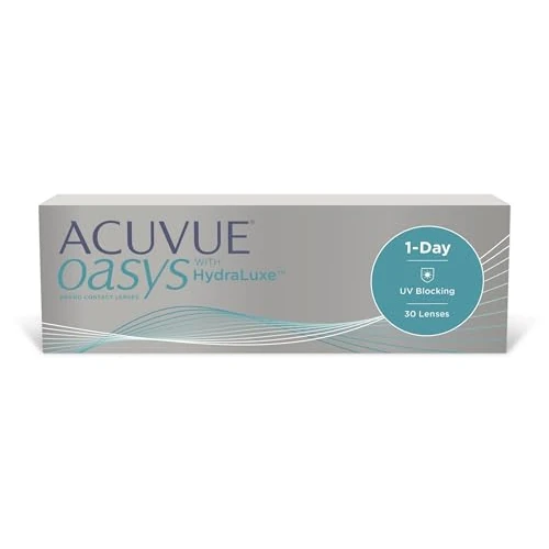 Beperkte aanbieding: Acuvue Oasys 1 Day Daglenzen, tegen het gevoel van vermoeide en droge ogen, met dioptrie -5,25 en radius 8,5, uv-bescherming, aangenaam draaggevoel, 30 lenzen van 29.30 EUR naar 29.30 EUR (besparing 0%)