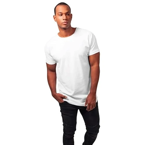 Limited-time offer: Urban Classics Men's Shaped Long Tee Camiseta, White, XXL UK from 17.99 GBP to 17.99 GBP (save 0%)