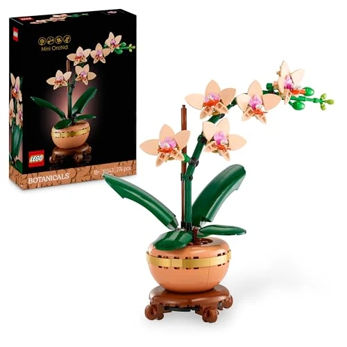 Begrenztes Angebot: LEGO Botanicals Mini-Orchidee - Bauset für Erwachsene - Kunstblumen zum Bauen - DIY Deko fürs Wohnzimmer oder Büro - Geschenk zu Weihnachten für Frauen und Männer - 10343 von 30.12 EUR auf 21.99 EUR (Rabatt 27%)