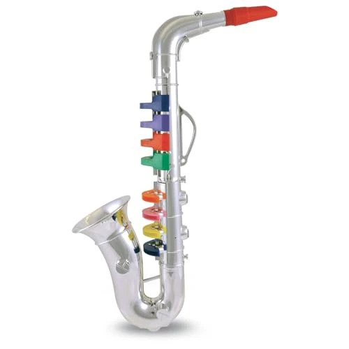 Oferta limitada: Bontempi | ChromaticGrandSax - Saxofón Cromado Grande de 8 Notas para Acercarse al Jazz con Estilo de 20.50 € a 20.50 € (ahorro 0.00%)