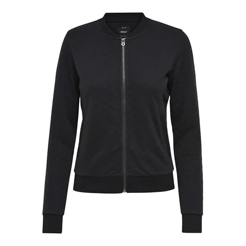 Zeitlich begrenztes Angebot: ONLY Damen Onljoyce Ls Noos Bomber Jacke, Schwarz, XS EU von 29.99 € auf 22.09 € (26% Rabatt)