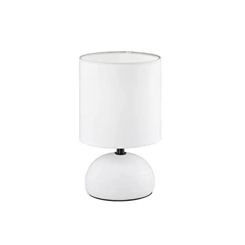 Offerta a tempo: Reality Leuchten r50351001, lampada da tavolo, in ceramica, bianco, 14.0 x 14.0 x 23.0 cm - 30% da 20.57 € a 14.49 €