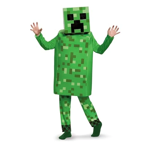 Offerta a tempo: Disguise Costume Minecraft Creeper Bambino Verde, S | Costume Carnevale per Bambini, Abito Divertente per Feste e Halloween - 0.00% da 41.99 € a 41.99 €