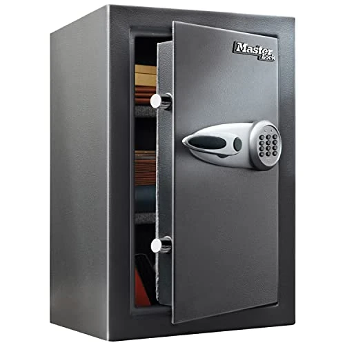 Limited-time offer: MASTER LOCK High Security Safe Digital Combination with Override Keys, 61.7 L, 610 x 390 x 410 mm, mounting kit, for home and professionals from 406.02 £ to 406.02 £ (save 0.00%)