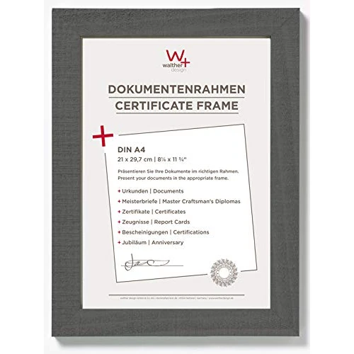 Oferta limitada: walther design Marco de fotos gris 21 x 29,7 cm (DIN A4) Home Marco de madera HO130D de 11.99 € a 11.99 € (ahorro 0.00%)