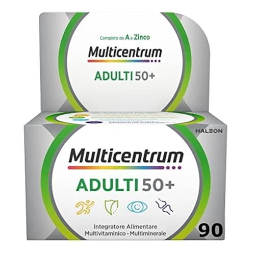 Offerta a tempo: Multicentrum Adulti 50+, Integratore Alimentare Multivitaminico Completo con Vitamine B e D — 10% da 29,10 € a 26,23 €