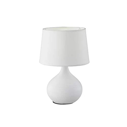 Begrenztes Angebot: Reality Leuchten R50371001 Martin, Tischleuchte, Keramik, E14, Weiß, 20 x 20 x 29 cm von 23.98 EUR auf 23.98 EUR (Rabatt 0%)