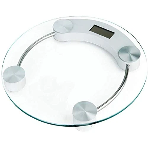 Electronic Digital Weighing Scales, Glass, for People up to 150 kg
