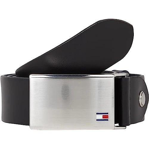 Offre limitée : Tommy Hilfiger Ceinture Homme TH Plaque Belt 3.5 Adj Ceinture Cuir de 50.15 EUR à 32.60 EUR (remise 35%)
