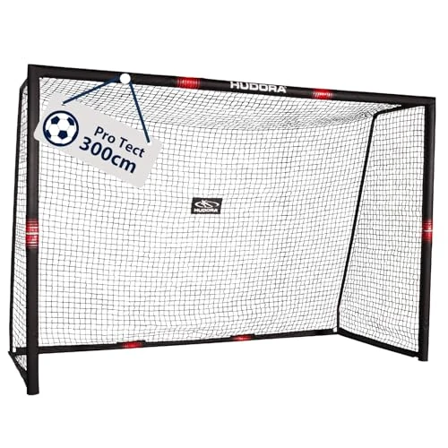 Offerta a tempo: HUDORA Porta da Calcio Pro Tect - Grande per Bambini e Adulti, Rivestita in Gommapiuma Con Rete, da Esterno di Qualità Con Protezione Antiurto - 36% da 209.00 € a 133.72 €