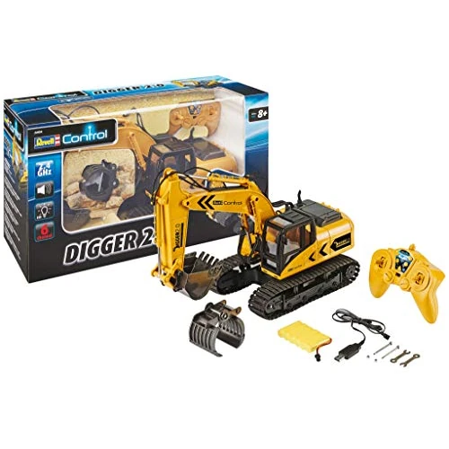 Limited-time offer: Revell 24924 Digger 2.0. 2.4 GHZ 6 Channel With Working Metal Bucket from 86.10 GBP to 86.10 GBP (save 0%)