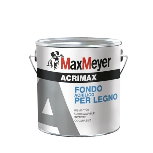 Offerta a tempo: MAXMEYER Acrimax fondo acrilico per legno, Bianco, 2.5 L - 15% da 44.99 € a 38.24 €