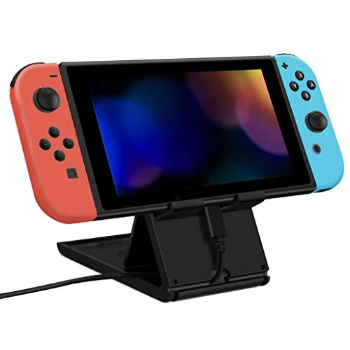 Offerta a tempo: HORI Playstand - Supporto nero per Nintendo Switch - Licenza Ufficiale Nintendo - 46% da 12.99 € a 6.99 €