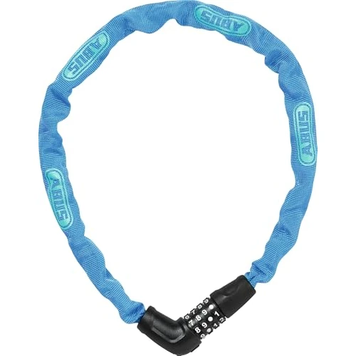 ABUS Serratura a catena Steel-O-Chain 5805C - serratura a combinazione in catena d'acciaio spessa 5 mm - livello di sicurezza 4