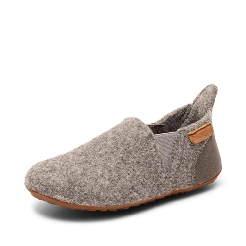 Offerta a tempo: Bisgaard Pantofole Unisex per Bambini Wool Sailor, Grigio., 25 EU - 15% da 44.95 € a 38.39 €