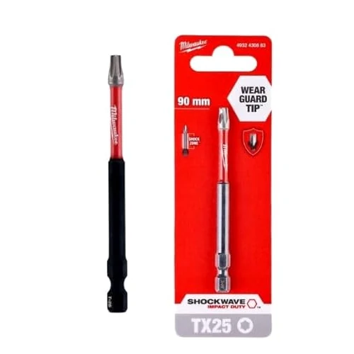 Oferta limitada: Milwaukee Bit Ponta TX 25 X 90 MM de 19.00 € a 7.20 € (ahorro 62.11%)