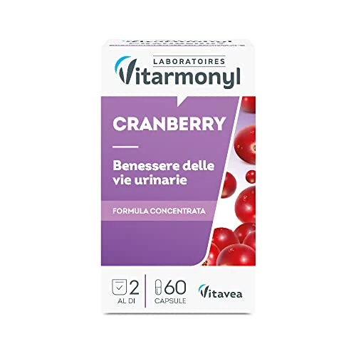 Offerta a tempo: Cranberry - Integratore per il Benessere delle Vie Urinarie - 60 Capsule — 58% da 9,33 € a 3,93 €