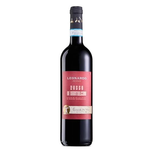 Offerta a tempo: Leonardo da Vinci Rosso di Montalcino 2022, Gusto Equilibrato e sentori di frutti rossi — 39% da 16,50 € a 9,99 €