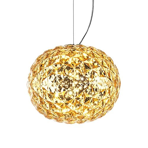 Offerta a tempo: Kartell Planet, Lampada a sospensione, Giallo - 12% da 533.00 € a 470.17 €
