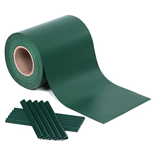 Offre limitée : SONGMICS Brise-vue en PVC, Pare-vent, Clôture, rouleau de 0.19 x 40 m, opaque, décoration pour balcon et jardin, protection solaire, résistant aux UV, 25 accessoires de fixation fournis, Vert GPJ040L de 34.82 EUR à 32.38 EUR (remise 7%)