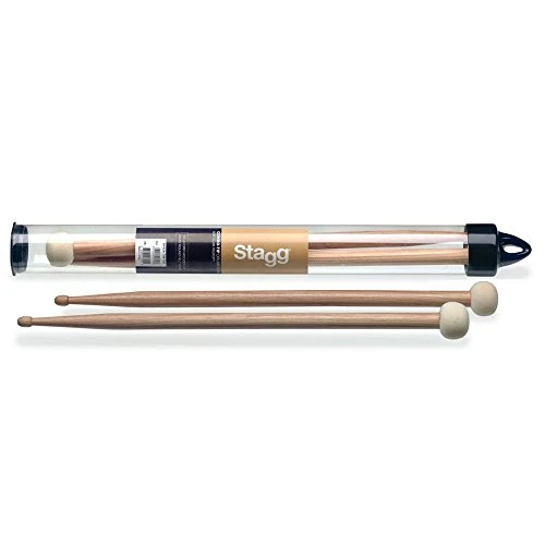 Offre limitée : STAGG Paire de baguettes Hickory à pointe combinée en bois et feutre - SHV5A-TIM F30 de 21.95 € à 21.95 € (0.00% de remise)
