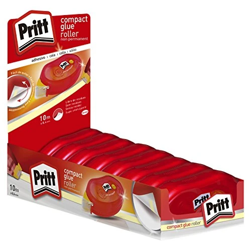 Oferta limitada: Pritt 2111972 Roller - Adhesivo Removible, Adhesión y Precisa Cómoda, 8 Uds 8.4 mm x 10 m de 19.99 € a 19.99 € (ahorro 0.00%)