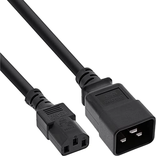 Tijdelijke aanbieding: InLine 16659D netadapterkabel, IEC-60320 C20 naar C13, 3x1,5mm², max. 10A, zwart, 2m van 16.04 € naar 16.04 € (0.00% korting)