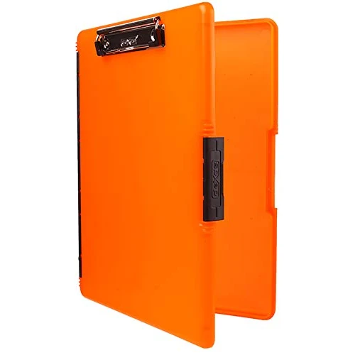 Oferta limitada: Dexas Slimcase - 2 portapapeles de almacenamiento con apertura lateral, color naranja neón, suministros de oficina para organizar, transportar y almacenar, soporte A4, combina estilo y funcionalidad, de 12.53 € a 12.53 € (ahorro 0.00%)