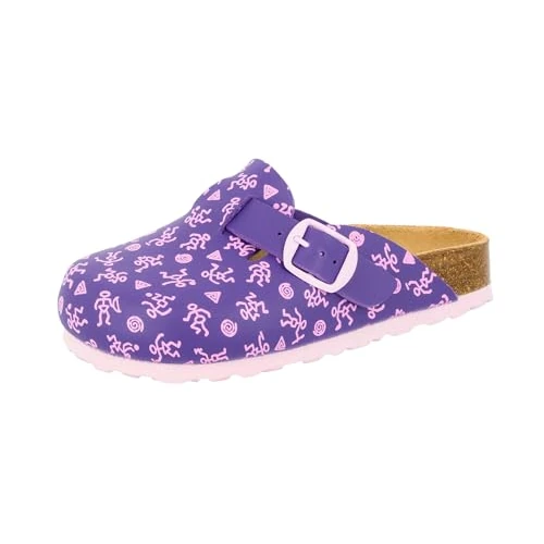 Lico Bioline Clog Kids, Zoccoli, Viola (Lila/Rosa Lila/Rosa), 27 EU
