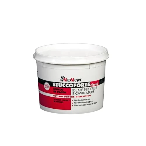 Offerta a tempo: MaxMeyer Stucco in pasta per interni BIANCO 0,5 KG - 40% da 9.90 € a 5.98 €