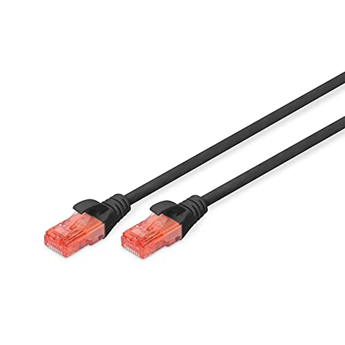 Zeitlich begrenztes Angebot: DIGITUS LAN Kabel Cat 6 – 2 m – U/UTP Ungeschirmt – Schwarz von 6.12 € auf 6.12 € (0.00% Rabatt)