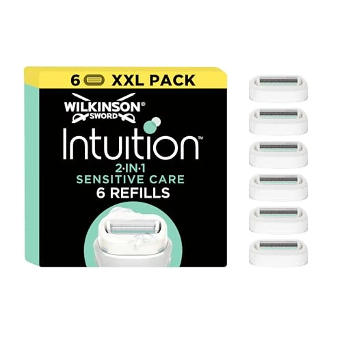 Tijdelijke aanbieding: Wilkinson Sword Intuition Sensitive Care scheermesjes voor dames, 6 stuks van 21.72 EUR naar 9.99 EUR (korting 54%)