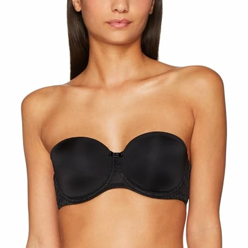 Triumph Mujer Beauty-Full Essential Wdp, Wired Padded Bra With Detachable Straps, Black, 80F