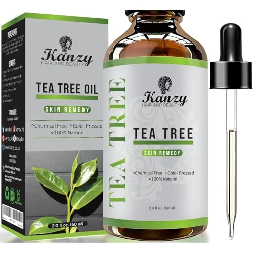 Tijdelijke aanbieding: Kanzy Tea Tree Olie 60ml – 100% Natuurlijke, Biologische & Vegan Oplossing voor Huid, Haar, Gezicht, Nagels en Aromatherapie van 9.99 EUR naar 9.99 EUR (korting 0%)