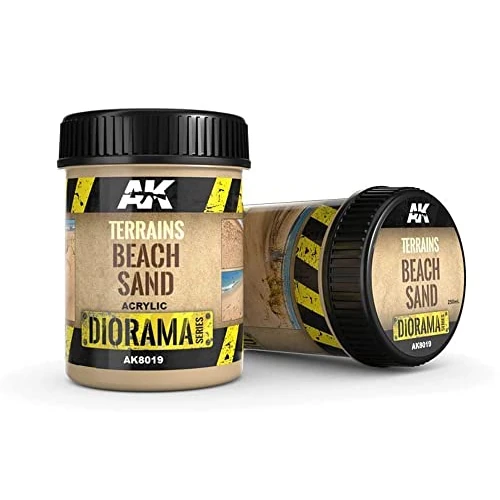 Limited-time offer: AK Interactive Terrain 250ml Beach Sand from 14.56 £ to 9.80 £ (save 33%)