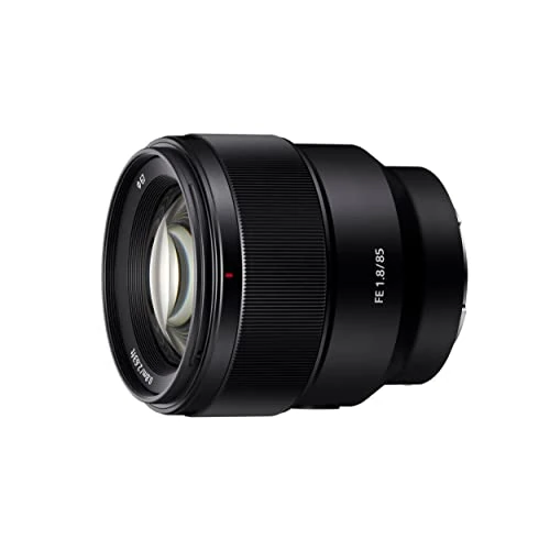 Sony SEL85F18 Objetivo de focal fija 85 mm F1.8 para Full Frame & APS-C, luminosa, Ideal para retratos, montura E (compatible con serie A7, ZV-E10, A6400, A6700), Negro