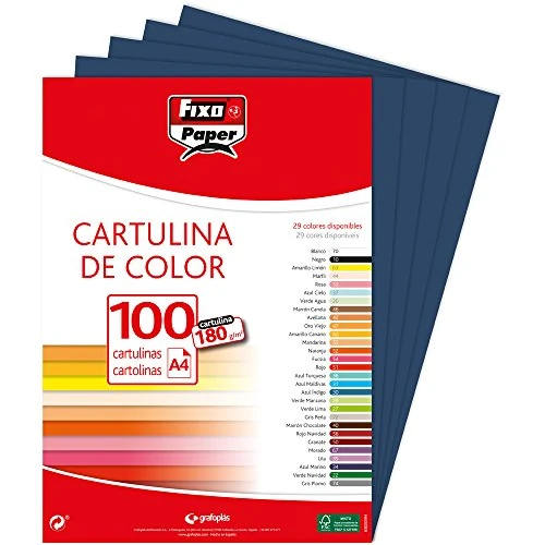 Oferta limitowana: Fixo 1110434 – zestaw 100 kartonów, A4, niebieski morski z 51.22 zł na 51.22 zł (oszczędź 0.00%)