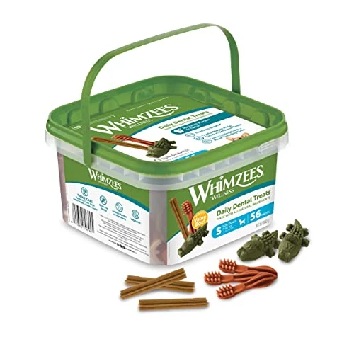 Limited-time offer: WHIMZEES Variety Box Dental S, 56 Pieces – Mixed Shapes, Size S from 19.99 £ to 19.99 £ (save 0.00%)