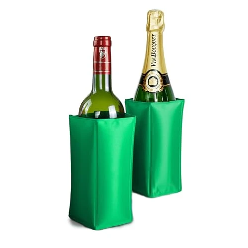 Offerta a tempo: VB Vin Bouquet FIE 171 Raffreddatore per Bottiglie Regolabile con Fascia Elastica Verde - 0% da 13.66 € a 13.66 €